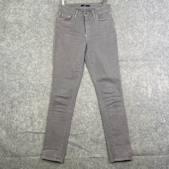 Jarbo Womens High Rise Skinny Long Jeans Size IT 34 Stoney Gray Wash 27x30 MEas - Picture 1 of 13